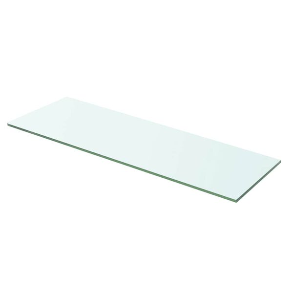 vidaXL Panneaux d'&eacute;tag&egrave;re 2 pcs Verre Transparent 60 x 15 cm