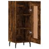 vidaXL Buffet Ch&ecirc;ne fum&eacute; 34,5x34x90 cm Bois d'ing&eacute;nierie