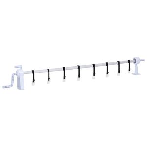 vidaXL Rouleau de couverture de piscine avec base en plastique