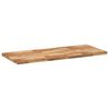 vidaXL Dessus de table rectangulaire 140x60x4 cm bois massif d'acacia