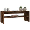 vidaXL Table basse Ch&ecirc;ne fum&eacute; 100x40x40 cm Bois d'ing&eacute;nierie