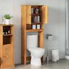 vidaXL Armoire de toilette VIGO Marron et Marron Miel 60 x 27 x 161 cm