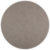 vidaXL Tapis de surface Rond LUGO Cr&egrave;me et Taupe &Oslash; 200 CM Polyester