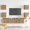 vidaXL Meubles TV muraux 6 pcs ch&ecirc;ne artisanal bois d'ing&eacute;nierie