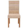 vidaXL Chaise de salle à manger 2 pcs Naturel 45 x 54 x 93 cm