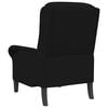 vidaXL fauteuil Noir 76 x 94 x 102 cm Microfibre