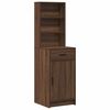 vidaXL Table de Toilette avec tiroir 2 pcs Marron 78.5 x 41 x 135 cm