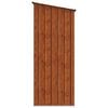 vidaXL Cabanons de jardin Marron 153,5 x 86 x 200 cm M&eacute;tал