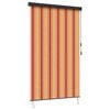 vidaXL Store enrouleur Multicolore 140 x 250 cm Tissu et Aluminium