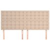vidaXL T&ecirc;te de lit Cappuccino 160x5x118/128 cm Similicuir