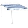 vidaXL Electric Awning 2,5 x 2 m Rayures orange, noir et jaune