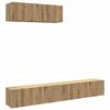 vidaXL Meubles TV muraux 3 pcs ch&ecirc;ne artisanal 100x30x30 cm