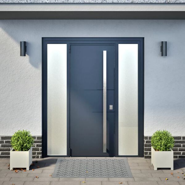 vidaXL Jardinières 2 pcs blanc 30x30x30 cm acier