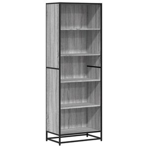 vidaXL Biblioth&egrave;que sonoma gris 60x35x170,5 cm bois d'ing&eacute;nierie
