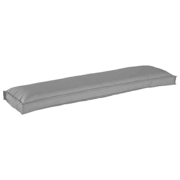vidaXL Set de coussins de palette 2 pcs Gris 150 x 40 x 8 cm