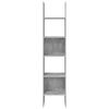 vidaXL Bibliothèque Gris béton 40x35x180 cm Bois d’ingénierie