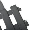 vidaXL Bordures de pelouse 25 pcs Anthracite 10 m PP