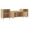vidaXL Meuble TV Ch&ecirc;ne sonoma 160x35x55 cm Bois d'ing&eacute;nierie