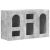 vidaXL Buffet ELST Gris b&eacute;ton 100 x 35 x 59 cm Bois d'ing&eacute;nierie