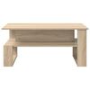vidaXL Table basse Ch&ecirc;ne Sonoma 90 x 50 x 40 cm Bois d'ing&eacute;nierie