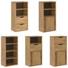 vidaXL Armoires lat&eacute;rales 5 pcs ODDA 40x24x79 cm bois massif pin