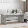 vidaXL Table basse Gris b&eacute;ton 101,5 x 50 x 37 cm Bois d'ing&eacute;nierie