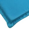 vidaXL Coussin de chaise longue bleu 200x60x3 cm tissu oxford