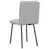 vidaXL Chaises à manger lot de 2 Gris clair Velours