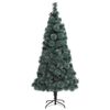 vidaXL Arbre de No&euml;l artificiel pr&eacute;-&eacute;clair&eacute; avec ensemble de boules