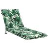 vidaXL Coussin de transat GEMERT 100 % polyester Motif feuilles