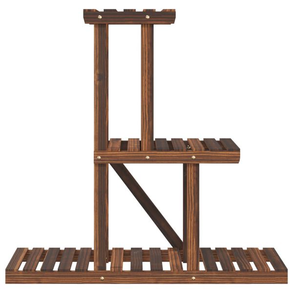 vidaXL Support &agrave; fleurs 81x25x75,5 cm bois massif de sapin