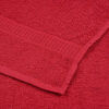 vidaXL Serviettes d'invit&eacute; FROGN 2 pcs rouge 30x50 cm 360 g/m&sup2;