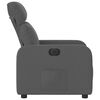 vidaXL Fauteuil inclinable électrique Gris foncé Tissu