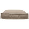 vidaXL Coussin Taupe 70 x 70 x 12 cm Tissu Oxford