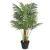 vidaXL Palmier artificiel avec 3 troncs vert 85 cm PP