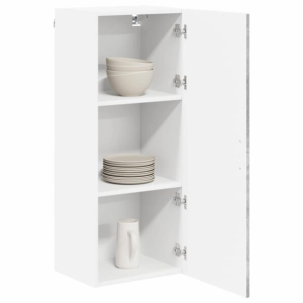 vidaXL Armoire de cuisine Gris b&eacute;ton 40 x 31 x 100 cm