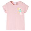 vidaXL T-shirt pour enfants rose clair 140