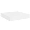 vidaXL &Eacute;tag&egrave;re murale flottante 2 pcs Blanc brillant 23x23,5x3,8cm MDF