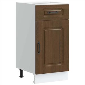 vidaXL Armoire de cuisine Kalmar ch&ecirc;ne marron bois d'ing&eacute;nierie