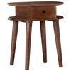 vidaXL Table de chevet 50x35x55 cm en bois d'acacia massif