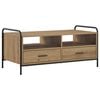 vidaXL Table basse Ch&ecirc;ne artisanal 99,5 x 49 x 46 cm Bois d'ing&eacute;nierie