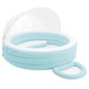INTEX Flotteur Lounge de Piscine avec Auvent 277 x 221 x 137 cm Rond