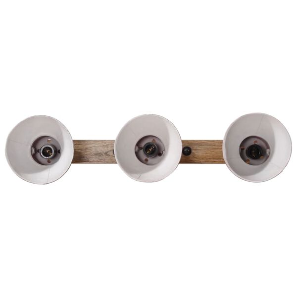 vidaXL Lampe murale 25 W rouge d&eacute;lav&eacute; 65x25 cm E27