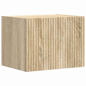 vidaXL Meuble TV mural 39 x 31 x 29,5 cm Sonoma Bois d'ing&eacute;nierie