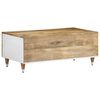 vidaXL Table basse 100x54x40 cm bois de manguier massif