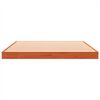 vidaXL Cadre de lit sans matelas cire marron 120x200cm bois pin massif