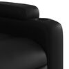 vidaXL Fauteuil inclinable électrique noir similicuir