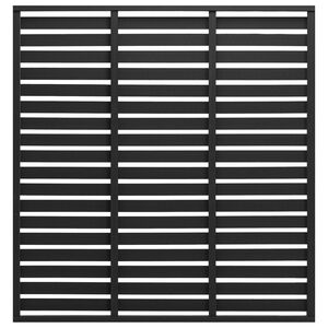 vidaXL Panneau de cl&ocirc;ture WPC 180x180 cm Noir