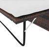 vidaXL Canapé de jardin Résine tressée Marron