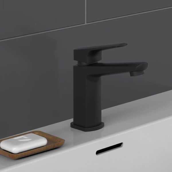 SCHÜTTE Mitigeur de lavabo RAVEN noir mat